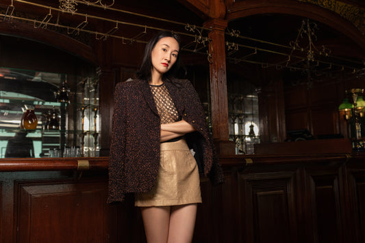 Hand Woven Bobbin Lace Bib